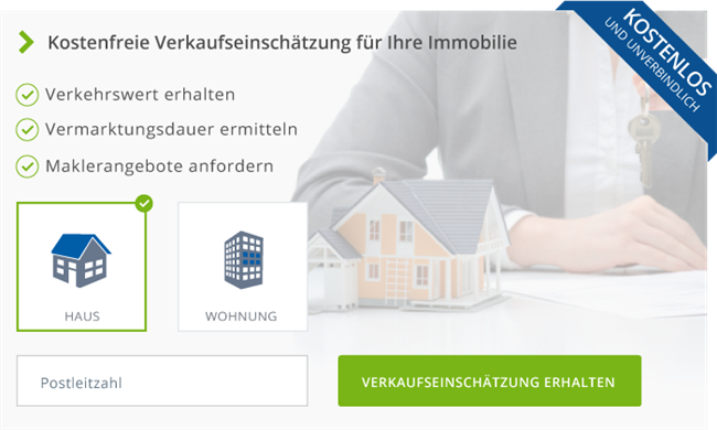 Kostenlose Verkehrswerteinschätzung
