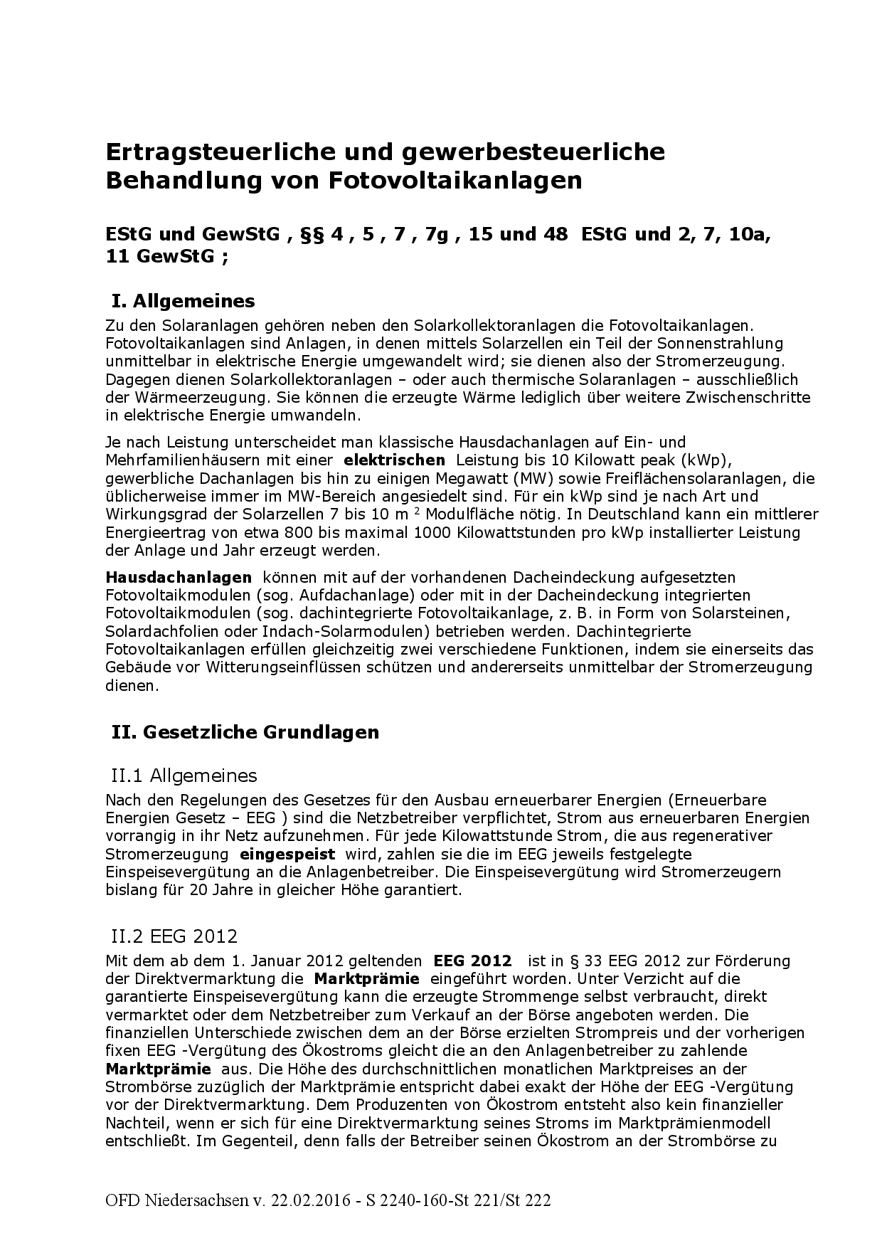 Photovoltaik Steuer Finanzamt